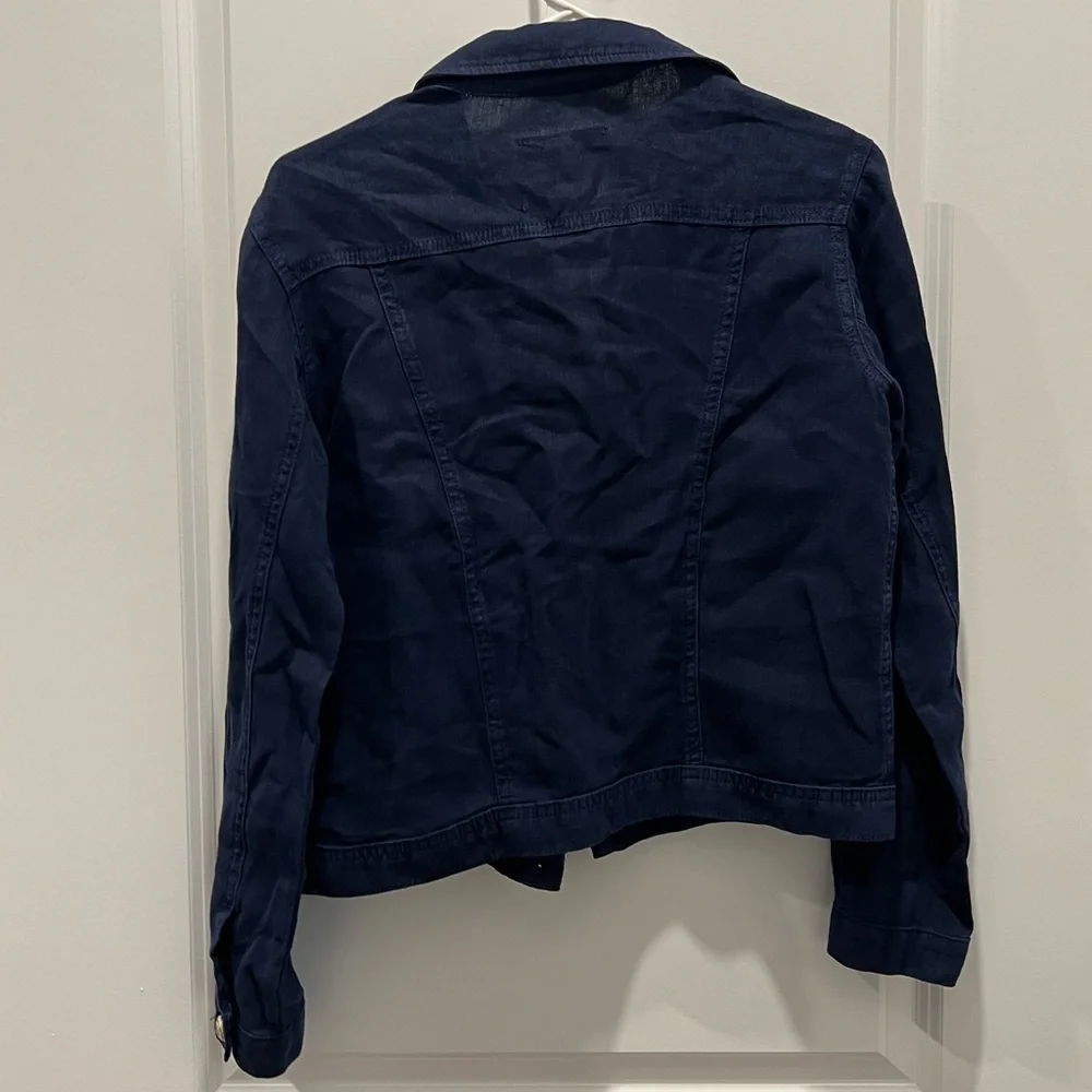 L’AGENCE Celine Linen Jacket -Marine